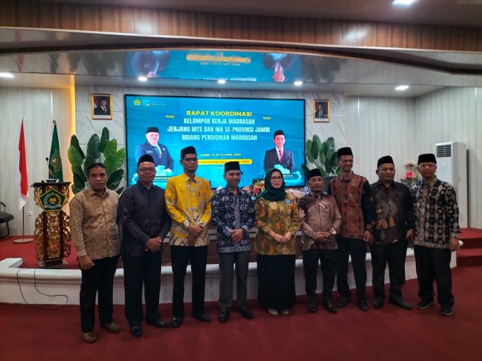 Waka Kurikulum MTsN 5 Tebo Hadiri Rakor KKM Madrasah Jambi