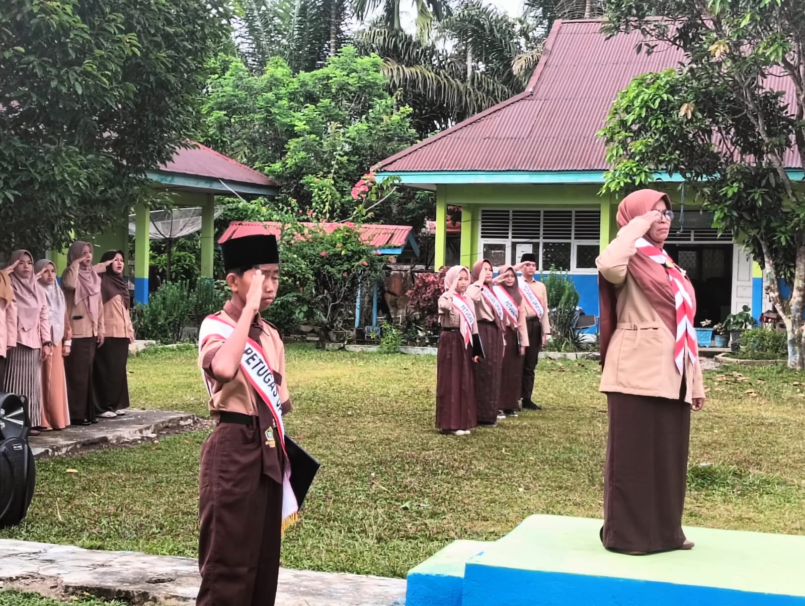 MTsN 5 Tebo Kobarkan Semangat Pramuka ke-64: Kolaborasi Bangun Ketahanan Bangsa