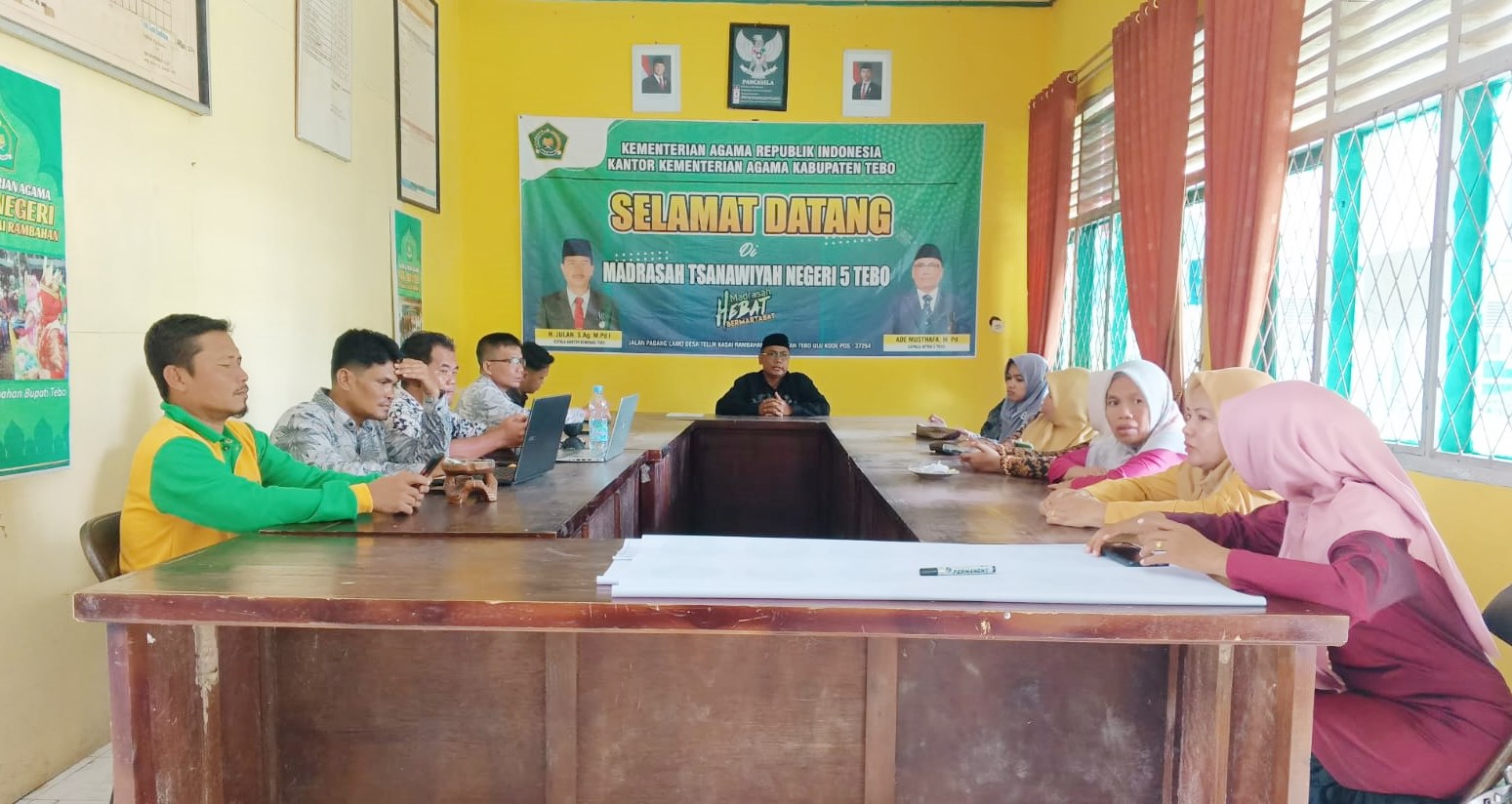 Briefing Pasca Libur Semester di MTsN 5 Tebo