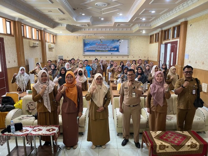 Pembina UKS MTsN 5 Tebo Hadiri Pertemuan Advokasi Lintas Sektor untuk Peningkatan PHBS di Sekolah