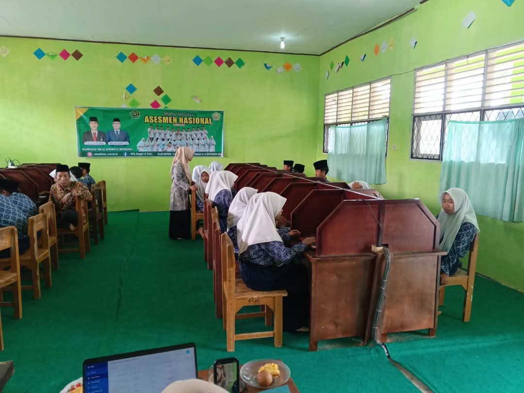 ANBK di MTsN 5 Tebo, Diikuti 50 Siswa Kelas VIII