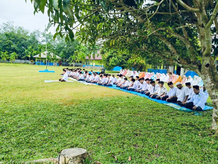 Sholat Duha Berjamaah, Imam Sampaikan Hikmah Wudu