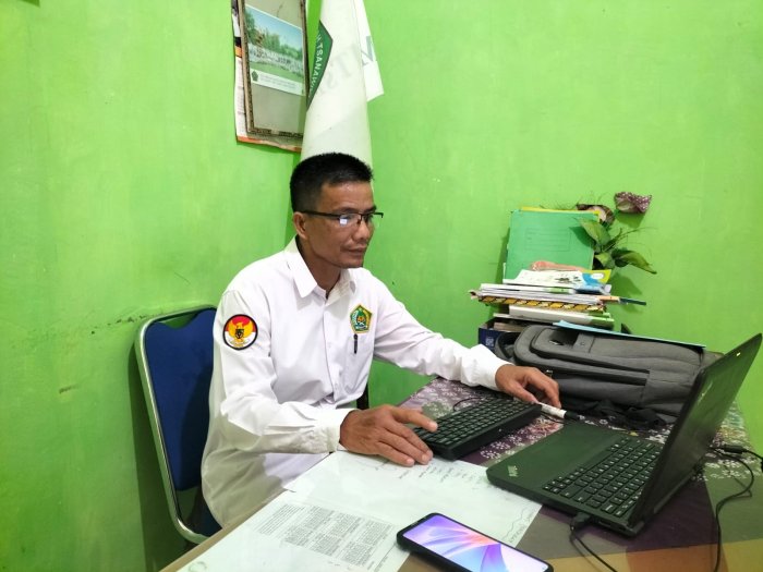 Waka Kesiswaan MTsN 5 Tebo Ikuti Pembinaan Teknis MSK Tingkat Provinsi Jambi Secara Daring