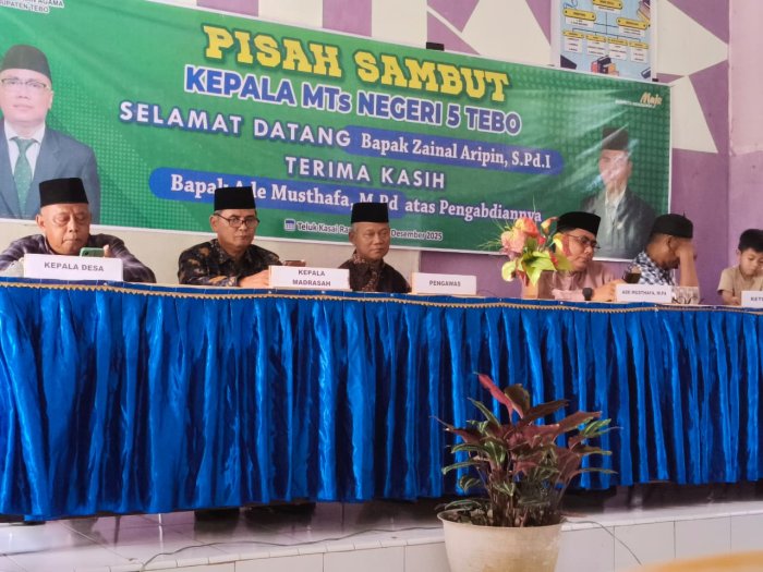 MTsN 5 Tebo Gelar Pisah Sambut Kepala Madrasah MTsN 5 Tebo Gelar Pisah Sambut Kepala Madrasah
