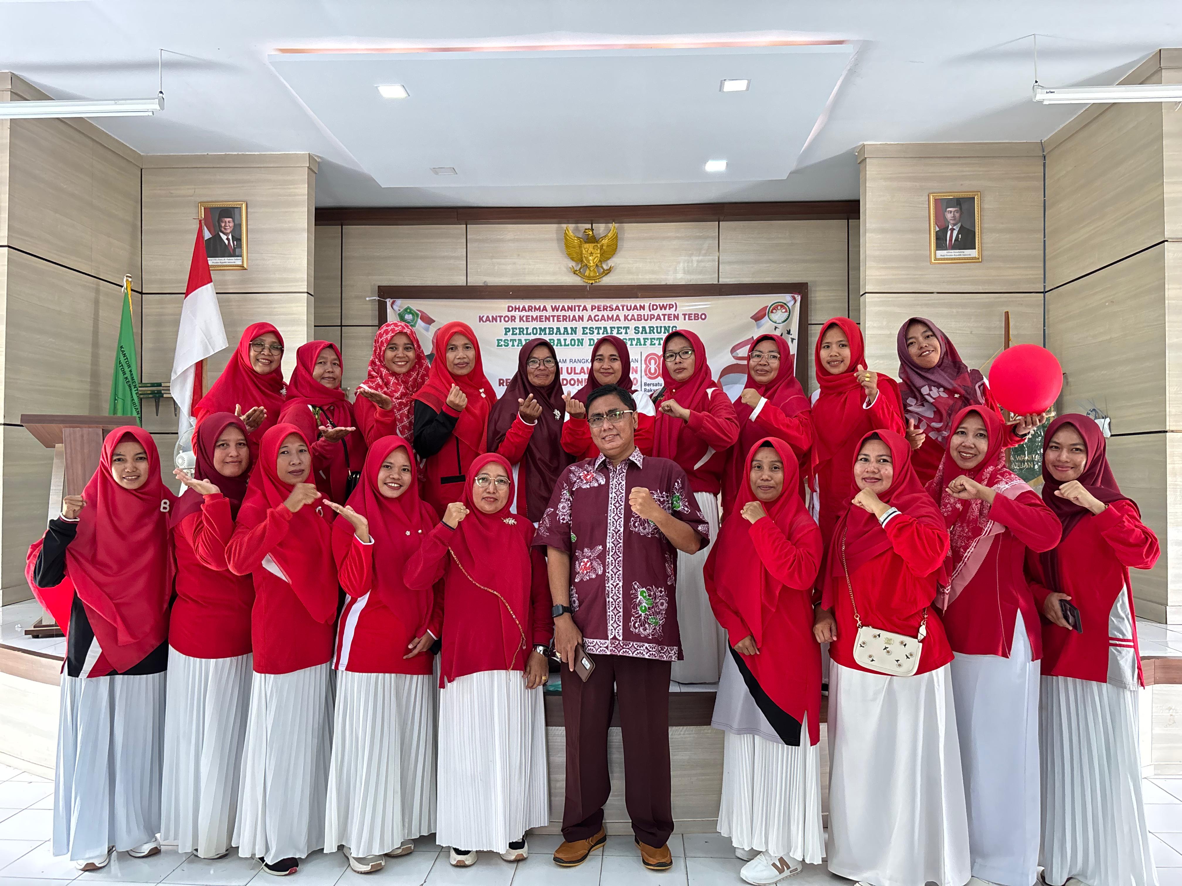 Kepala MTsN 5 Tebo Hadiri dan Damping Kegiatan DWP, Disambut Syukur atas Kesembuhannya